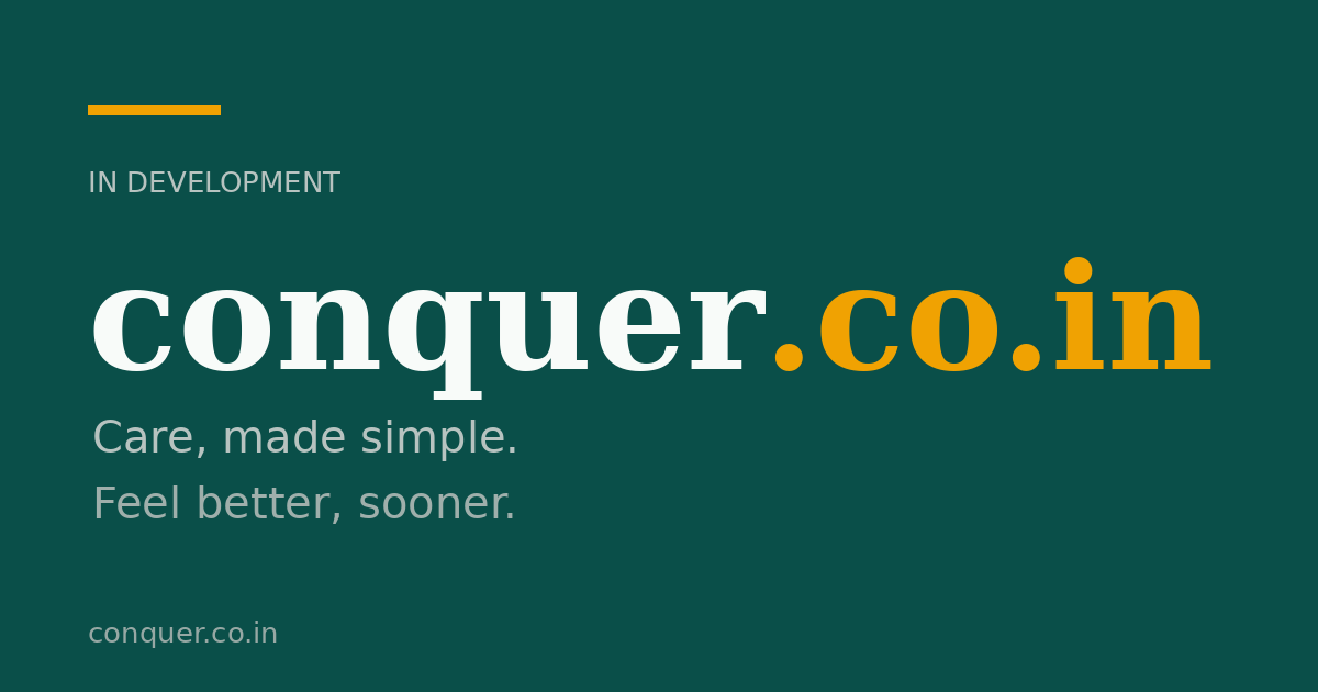 Link preview image for conquer.co.in
